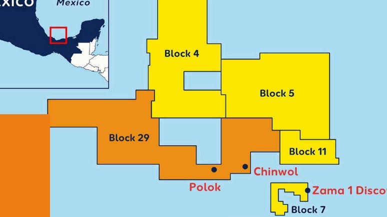 Block 29 (2.4) Project offshore Mexico