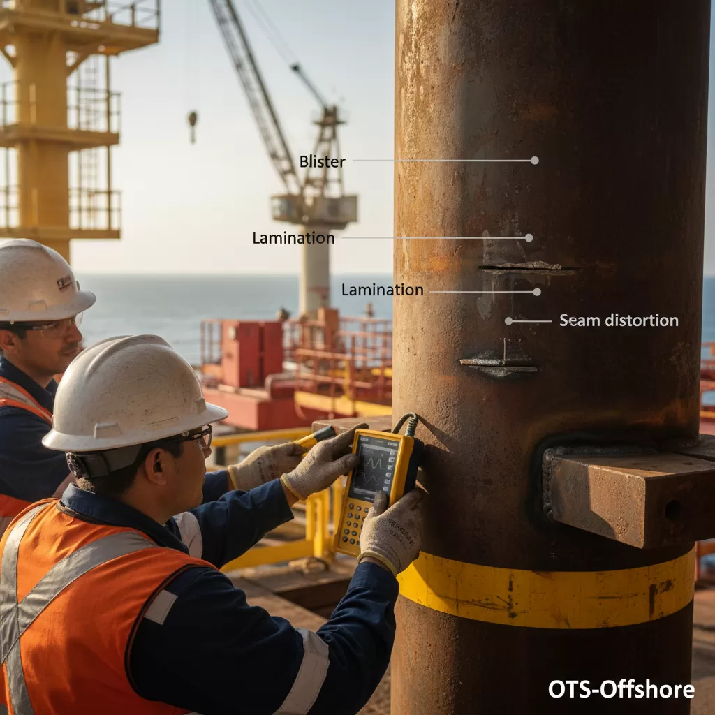 Inspection of Structural Flaws: Blisters and Laminations, and Weld Misalignment and Distortion. - Inspection Structural Flaws: