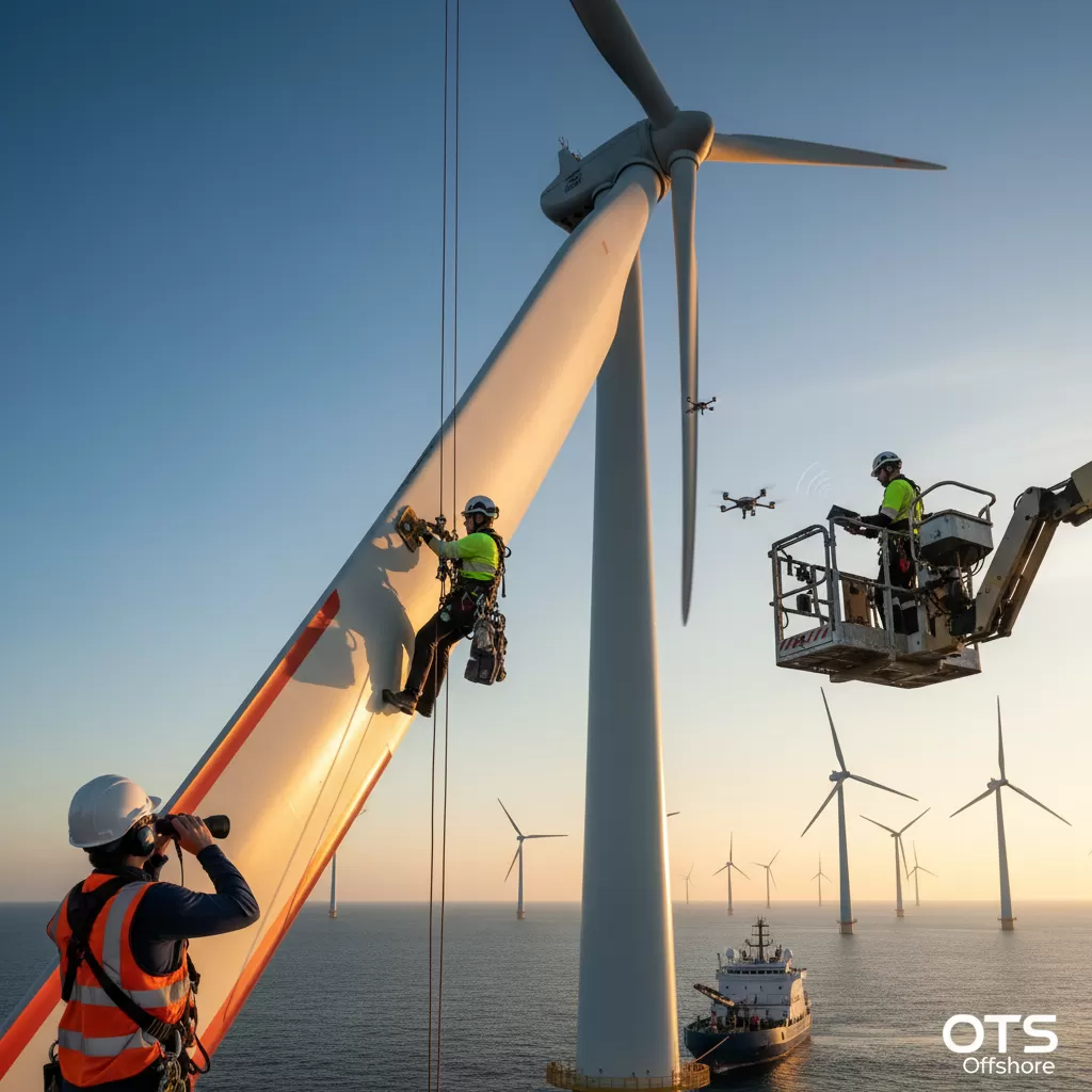 Lợi ích kinh tế và vận hành của việc áp dụng chiến lược Bảo dưỡng điện gió theo tình trạng (CBM) Lợi ích kinh tế và vận hành của việc áp dụng chiến lược Bảo dưỡng điện gió theo tình trạng (CBM) * Con người đang kiểm tra cánh quạt tuabin