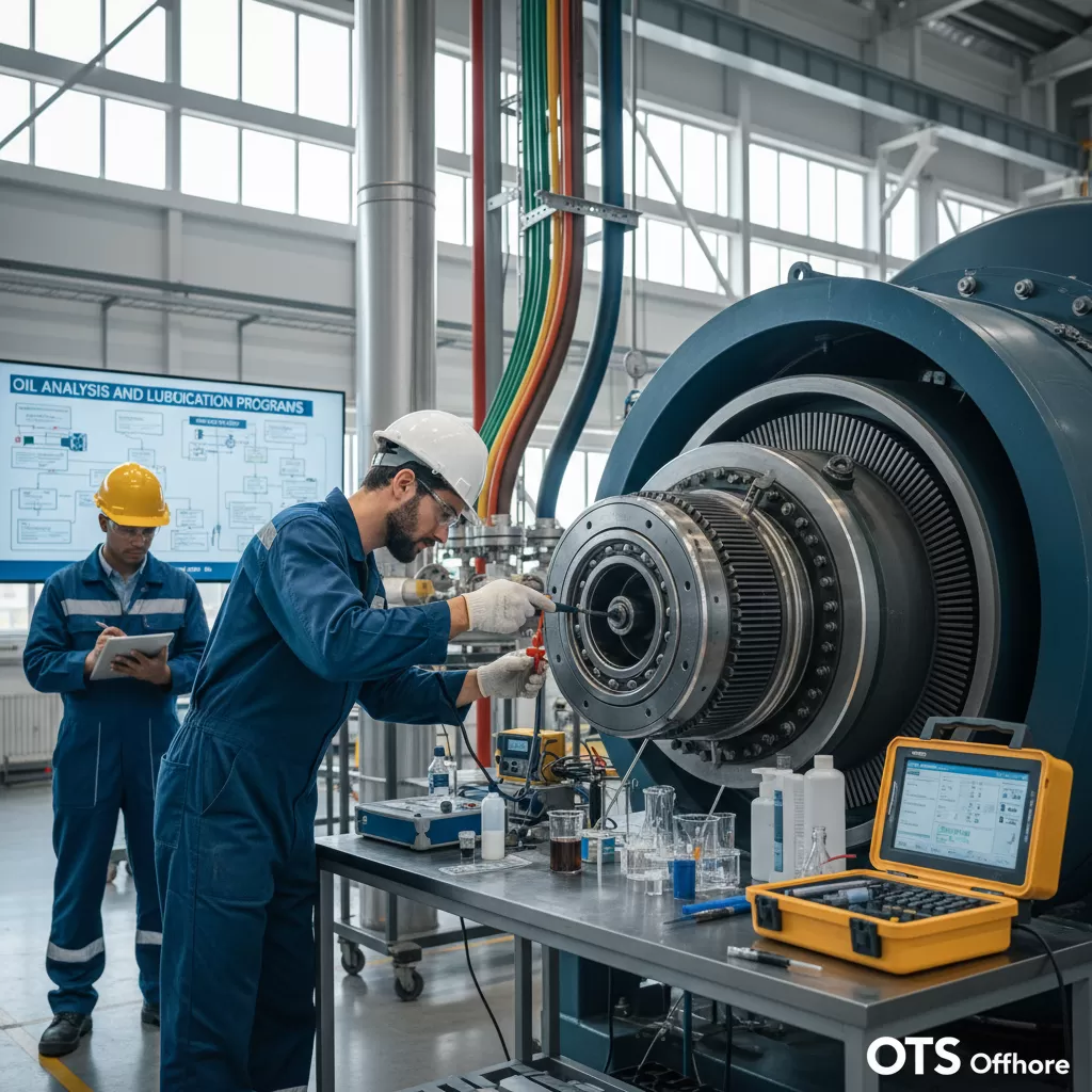 Oil Analysis and Lubrication Programs for Extended Bearing Life in Turbines Oil Analysis and Lubrication Programs for Extended Bearing Life in Turbines Analysis Lubrication Programs - Bảo trì tuabin