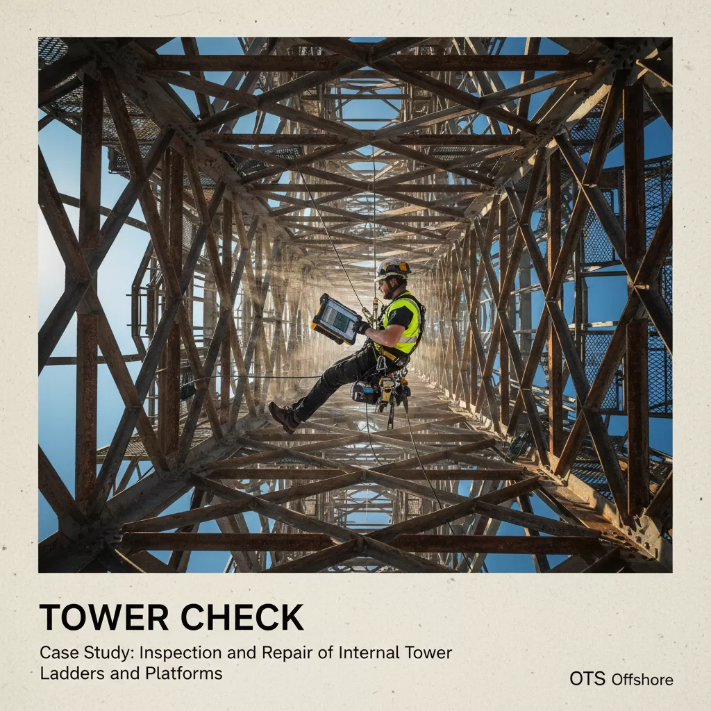 Case Study: Inspection and Repair of Internal Tower Ladders and Platforms - Case Study: Inspection