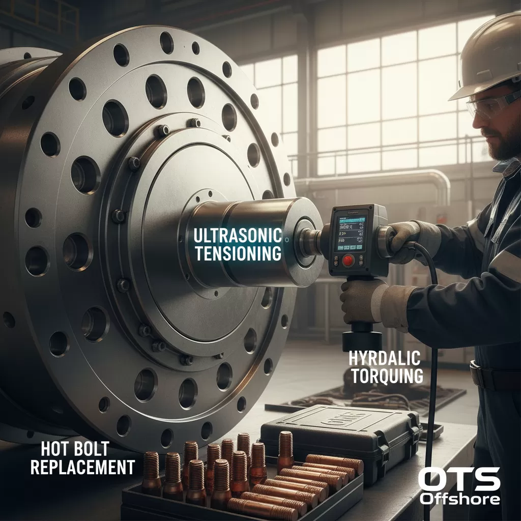 Effective Methods for Bolt Replacement and Tensioning in Turbine Flanges - Effective Methods Bolt