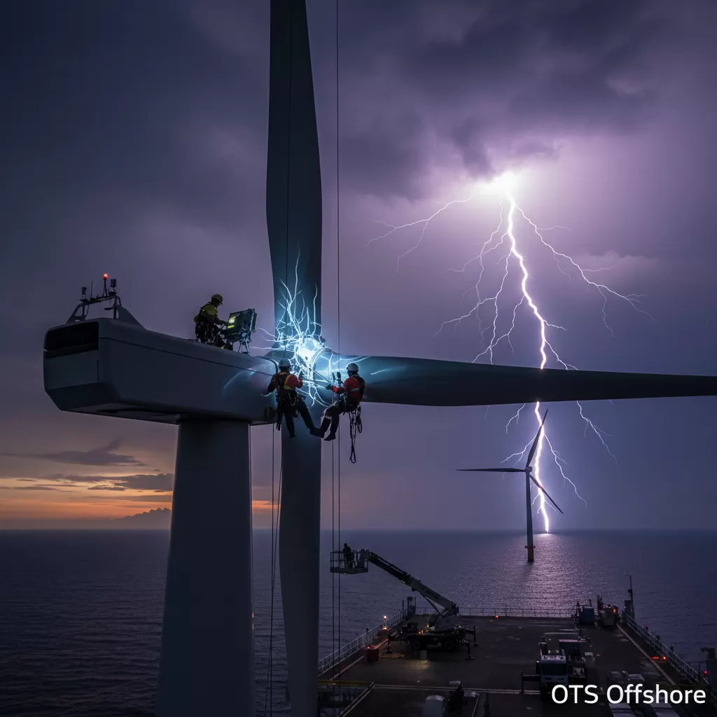 Repairing Lightning Strike Damage on Wind Turbine Blades and Nacelles - Repairing Lightning Strike