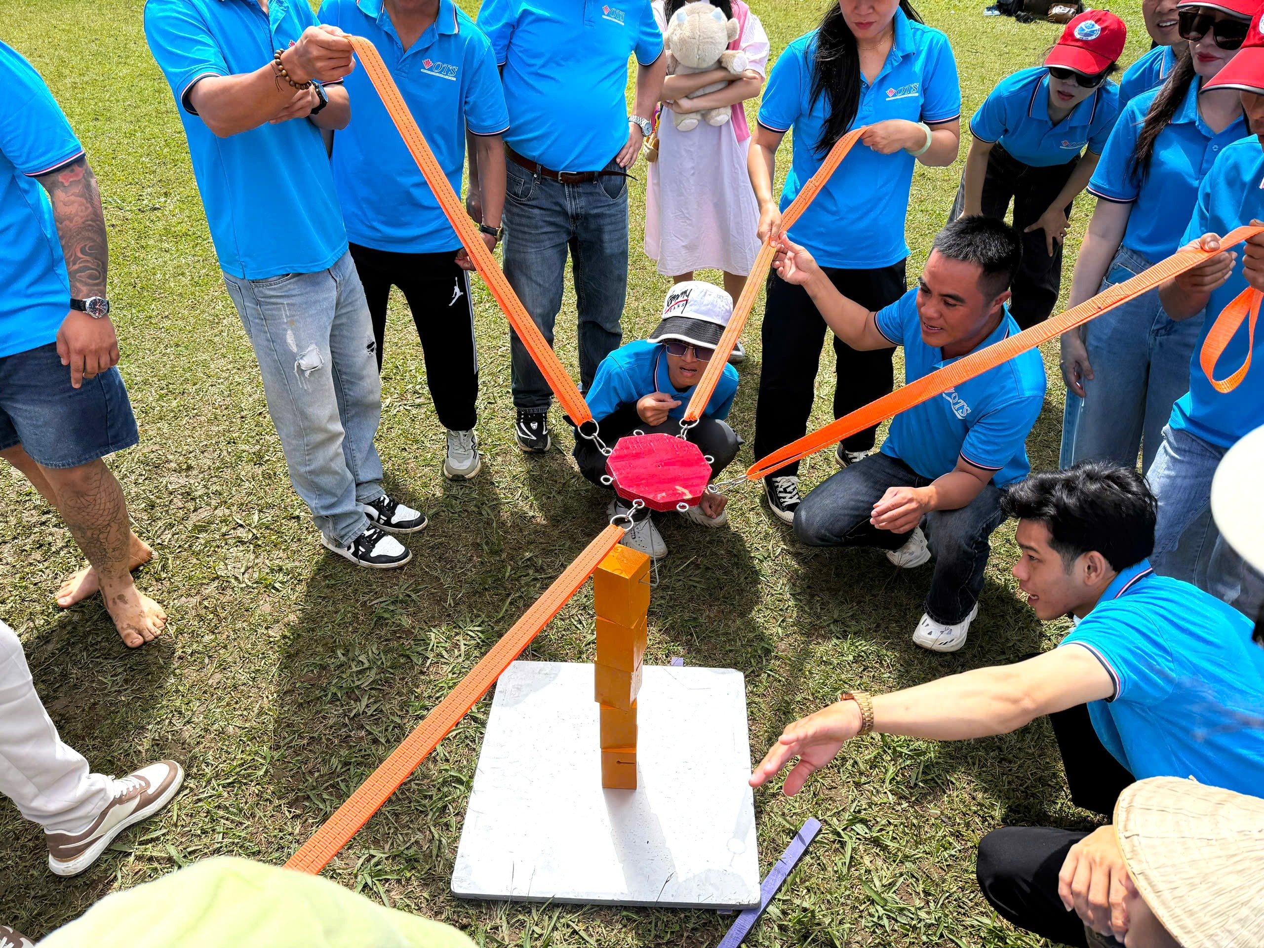 Team building games helped connect OTS members