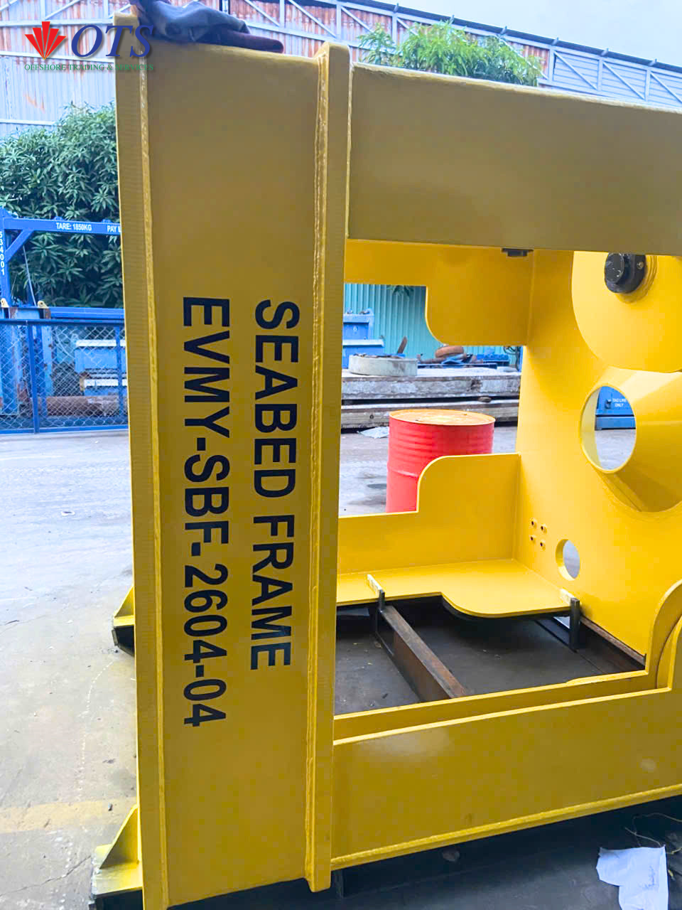 Seabed Frame & SBF Clamp for an Offshore Project in Malaysia Seabed Frame & SBF Clamp for an Offshore Project in Malaysia Seabed Frame fabricated by OTS Offshore for a geotechnical survey vessel