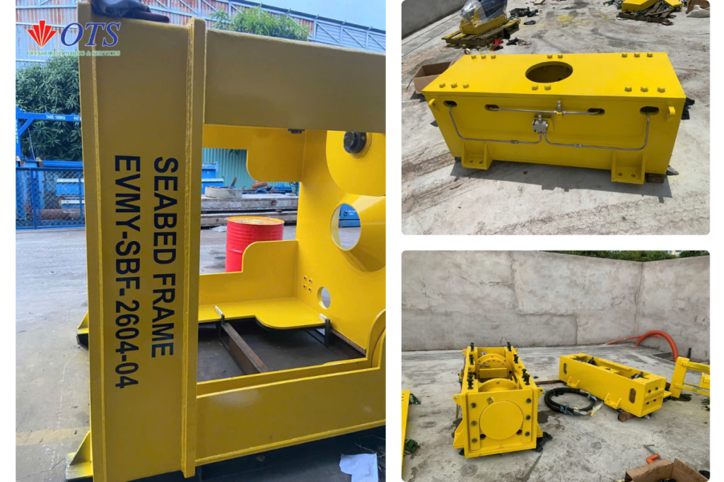 Seabed Frame & SBF Clamp for an Offshore Project in Malaysia Seabed Frame & SBF Clamp for an Offshore Project in Malaysia Web Sea bed Frame 01 OTS Offshore